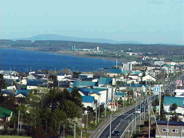 雄武町市街地の景観