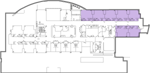 2階 老健専用部分の見取り図