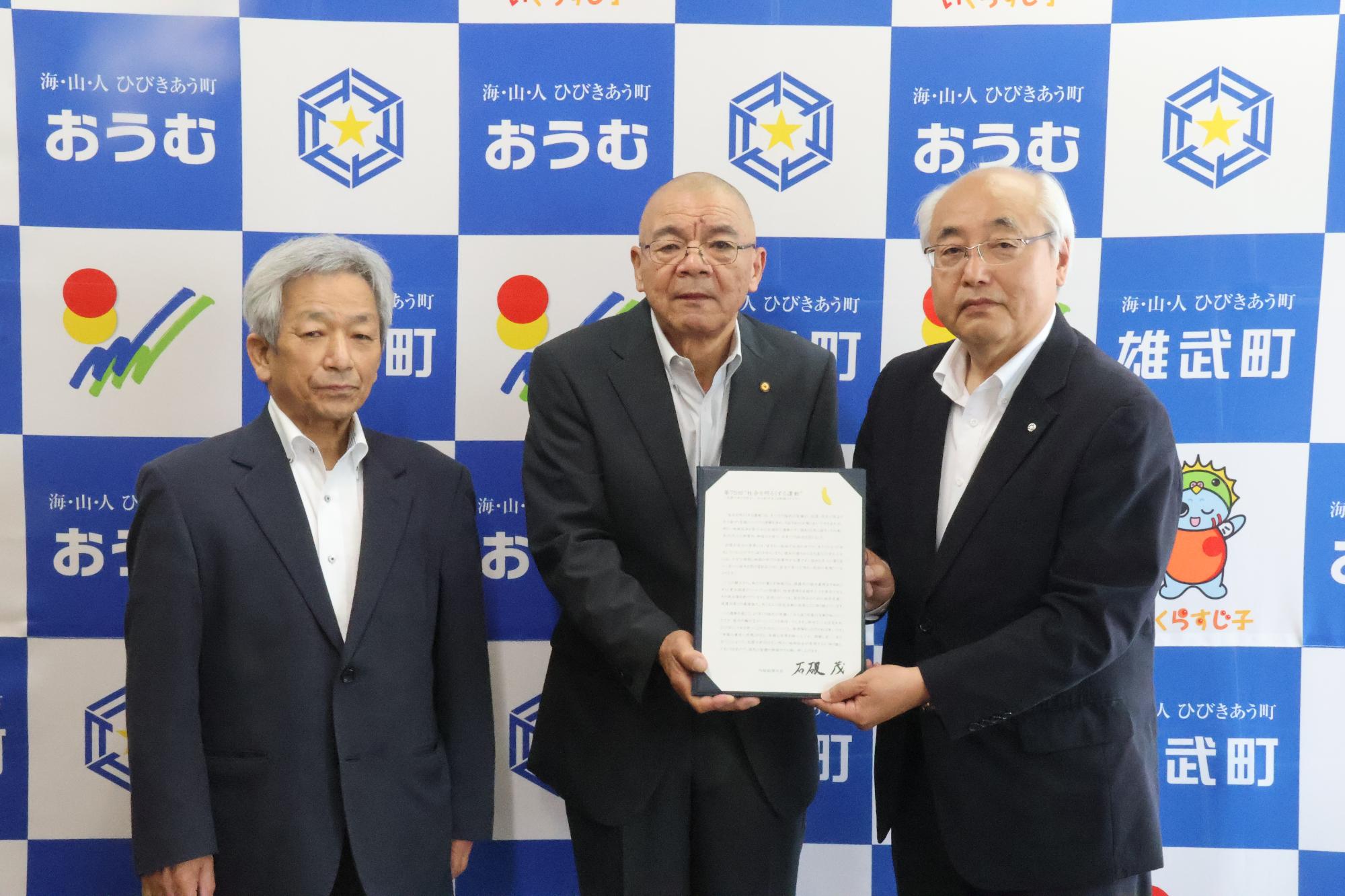 内閣総理大臣メッセージ伝達